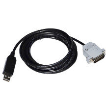 USB to DB15 Male Adapter Cable - 3m RS232 Serial Communication D-Sub 15 Pin Connector