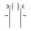 3D Printer Accessories for 3 Combo Strain Gauge Sensor Auto Bed Leveling Sensor Hotend Mounting Block 3