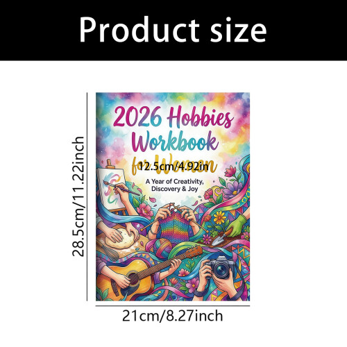 Multifunctional Hobbies Workbook with Blank Lined Gridded Pages 2