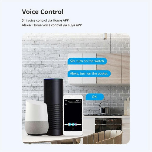 Tuya Zigbee Smart Brazil Socket Switch 10A Switch Socket Support Voice Control TUYA APP for Smart Life 1