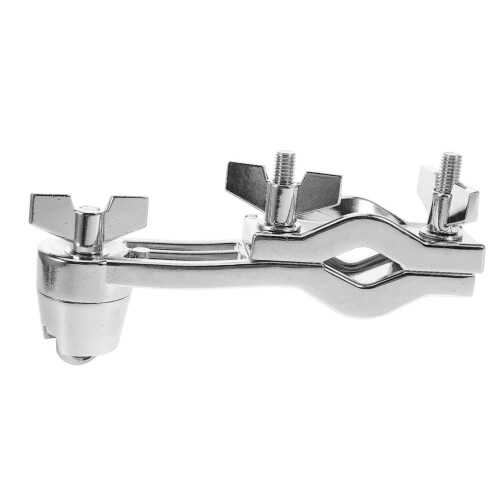 Adjustable Cowbell Mount Clamp with Secure Locking and Stable Noise Support for Drums