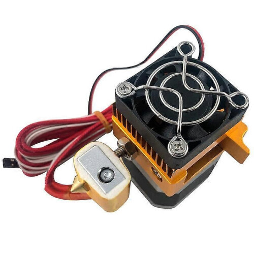 Κιτ Hotend Extruder MK8 με κεφαλή εκτύπωσης ακροφυσίου 0.2/0.3/0.4/0.5mm 2