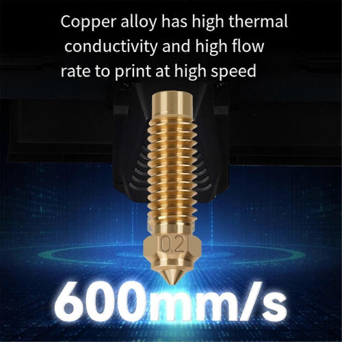 5PCS for Neptune 4Plus 0.4mm High Temperature Nozzle for 1.75mm PLA 1