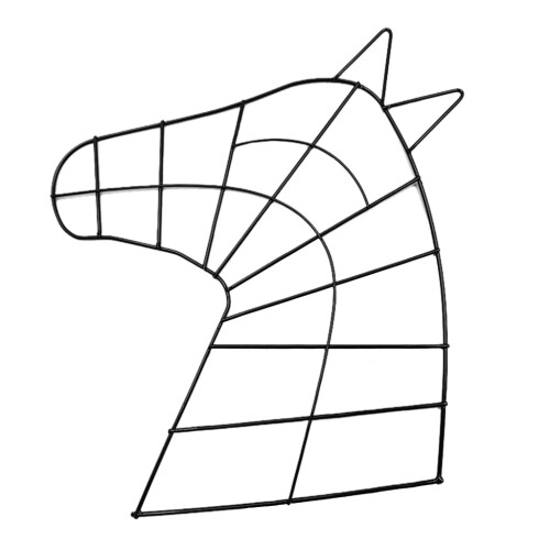 Horse Head Wreath Frame Ring for DIY Decoration