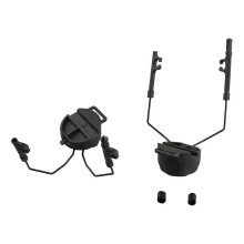 Pickup Headphones Rail Bracket Multi-Angle Adjustable Flip Ear Cups Fixed Bracket Helmet Accessories Green