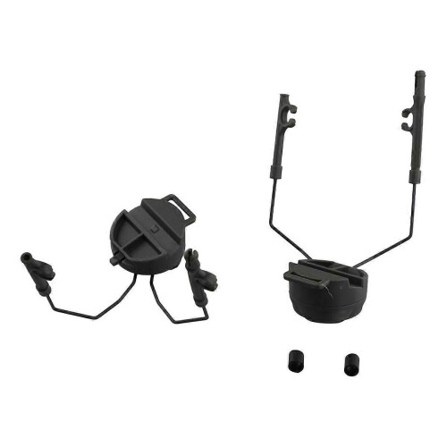 Pickup Headphones Rail Bracket Multi-Angle Adjustable Flip Ear Cups Fixed Bracket Helmet Accessories Green