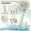 UFO LED Table Lamp, USB Rechargeable Dimmable Reading Light, Flicker-Free, 1