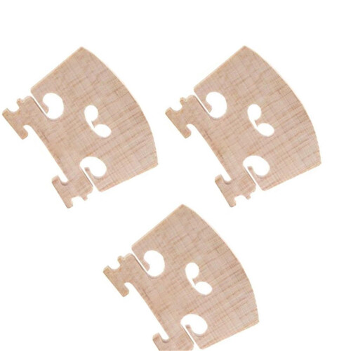 Adjustable Maple Violin Bridge 4/4 Size for Clear Tone Transmission and Easy Fitted Installation 2