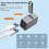 Διανομέας USB Plug-Play Data Hub Αντιπαρεμβατικός 3 θύρες επέκτασης U 4