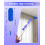 Fogray 2025 Upgraded Extendable Feather Duster with Soft Silicone Cap Teles 3