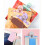 5Pcs Multifunctional Document Clips Heavy Duty Steel-Pink 100MM 5