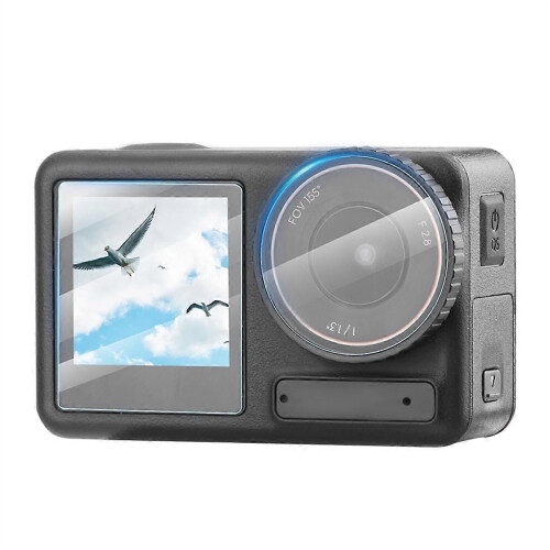 Camera AR Films Kit for Action 4 Front Rear Screen Protector Lens Protective Film 2