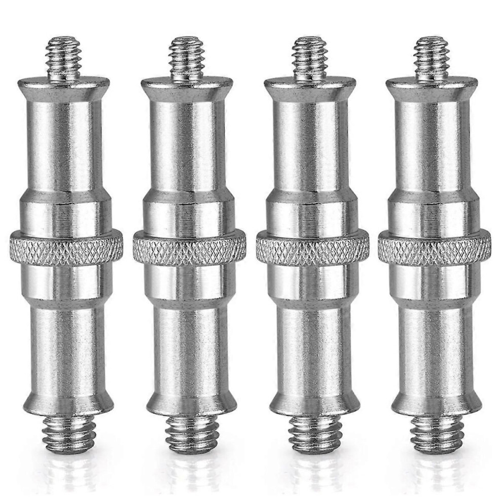 4Pcs 1/4Inch To 3/8Inch Male Thread Adapter Double-Ended Spigot Stud 9152359523967