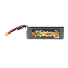 Batteria al litio da 7,4 V 10000 mAh 30C con connettore XT60, batteria LiPo 2S per modellismo radiocomandato,