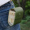 Golf Ball Bag Rangefinder Instrument Shockproof PU Leather Case Brown 2