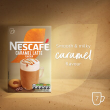 NESCAFÉ Caramel Latte Instant Coffee 7 x 17g Sachets