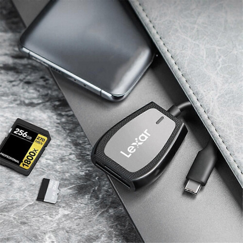 Προσαρμογέας Lexar 470U USB 3.2 για αναγνώστη καρτών τύπου C σε SD/Micro-SD/TF 2