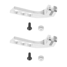 2X Metal 4-Hole Transmitter Neck Strap Balancer Adjuster for Futaba X9D RC Remote Control,Silver Ho