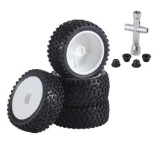 4Pcs 85mm Tires Wheel Tyre for 144001 124019 104001 RC Car Upgrade Parts 1/10 1/12 1/14 Scale Off R