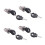 4X on Off Two Terminals Keyswitch Keylock Switch W Keys 1