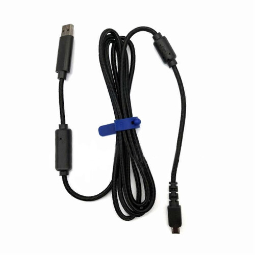 2m Nylon Braided USB Cable for RAIJU Gaming Controller, High-Speed USB Replacement Wire
