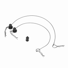 Anti-lost Body Shell Mounting Pin with Retaining Screw for Traxxas 1/10 RC Car (Black)