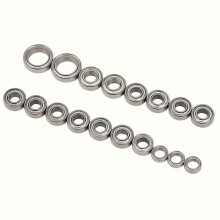 Metal Sealed Bearing Kit for Tamiya CC01 1/10 RC Car Silver Grey