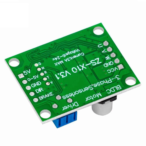 Πλακέτα οδηγού κινητήρα χωρίς ψήκτρες DC 6-20V 60W 12V, ρυθμιστ 2