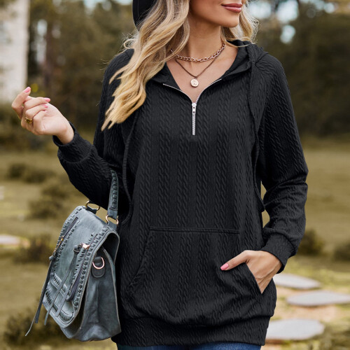 Γυναικεία oversized μπλούζα με κουκούλα, oversized μπλούζα με κουκούλα και σχέδιο με 2