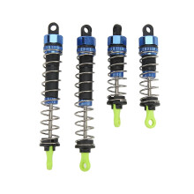 4Pcs RC Car Front Rear Shock Absorber Aluminum Alloy Plastic Easy Installation 12428-0016 for WLtoys