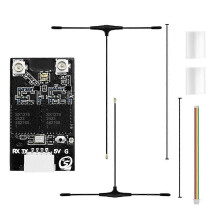 ELRS 915MHz/868MHz Dual Antenna 120mm 220mm Dual RX Diversity Receiver for FPV Fixed-Wing Aircraft