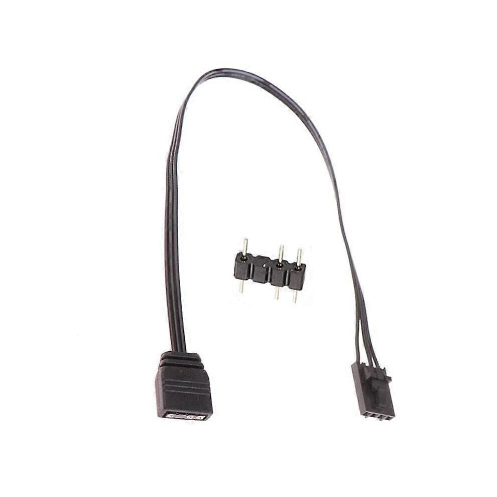 For 4Pin Rgb To Standard Argb 3-Pin 5V Adapter Connector Rgb Cable 25Cm 9409192761729