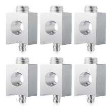 Aluminum Ground Lugs 6-Pack, 4-2/0 Neutral Lug Kit for Safe and Efficient Electrical Installations