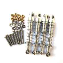 4Pcs Shock Absorber Damper for C14 C24 MN D90 D91 D99S RC Car Accessories,Silver