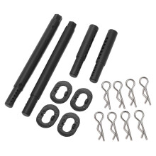 RC Body Mount Post Set Plastic RC Car Shell Holder with Steel Buckles for ZD Racing 1/7 EX07