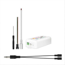 Ελεγκτής φωτισμού Tuya RGB LED DC5V-24V για μουσική WiFi