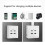 Πρίζα USB με θύρες Type C και USB - Πρίζα γρήγορης φόρτισης τοίχου 4