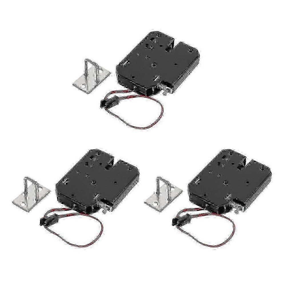 3X 12V 2A Electromagnetic Lock 150Kg/330Lb Fail Safe Holding Force Electric Door Lock Control System 9152359626897