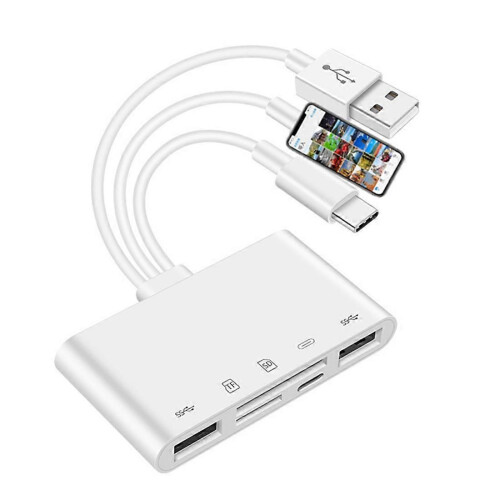 Προσαρμογέας πολλαπλής μνήμης κάμερας USB OTG για κιτ ανά 1