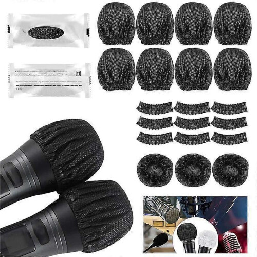 400 pezzi di coperture per microfono, coperture per microfono in tessuto non tessuto compatibili con 2
