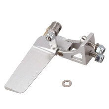 1 timone in lega di alluminio assorbente per barche RC, 52 mm, compatibile con barche RC telecomandate.