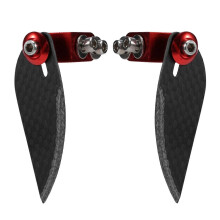 Pinne di virata regolabili in fibra di carbonio da 55x21 mm, compatibili con barche radiocomandate elettriche/a