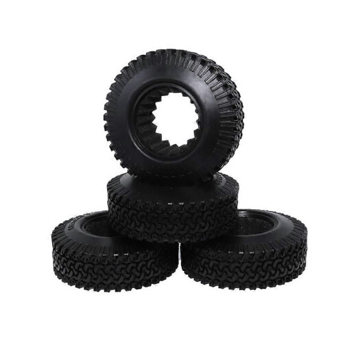 4 τεμάχια RC 1:10 Crawler Beadlock Wheels Ελαστικό 1,9 ιντσών από καουτ 1