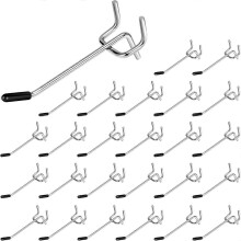 Pegboard Hooks 26 Pack 4 Inches, for Hanging, Fit 1/4inch
