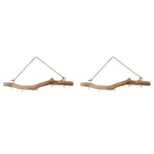 Puinen koukku Driftwood-koukku Vintage-sisustustarvikkeet Oksahenkari
