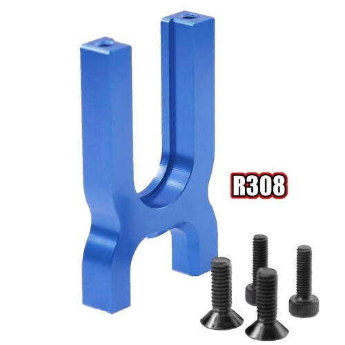 Middle Differential Front Fixing Frame compatible for ARRMA 1/8 6S Rc Cars Blue 2