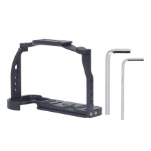 Full Camera Cage for X S20 Aluminum Alloy Protective Camera Video Rig with 1/4 3/8 Inch Threaded Hole Cold Shoe Interface for Video Making Vlogging