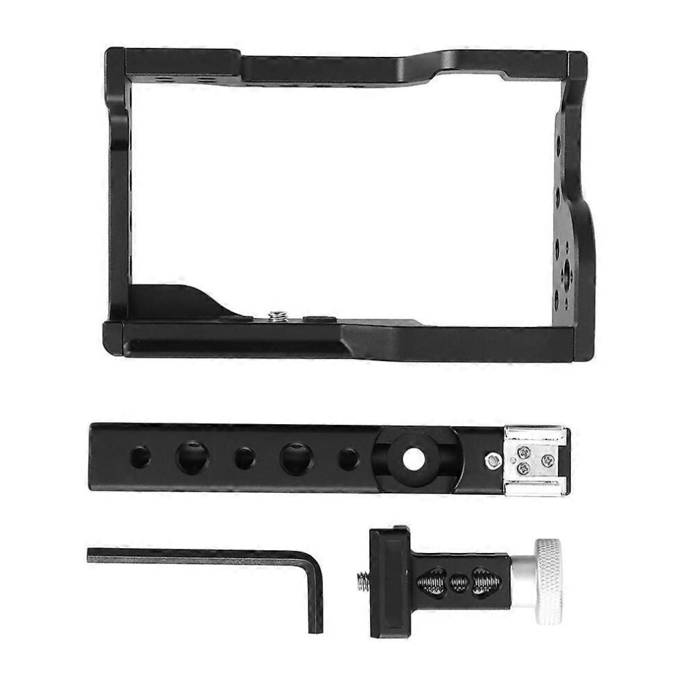 C17 Aluminium Alloy Cage Kit With Handle For Sony A6600/Alpha 6600/Ilceâ6600 Mirrorless Camera 9152359525817