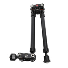 Camera Mount with Adjustable Arm, 530mm Two-Section Extension, Metal Articulated Arm Mount