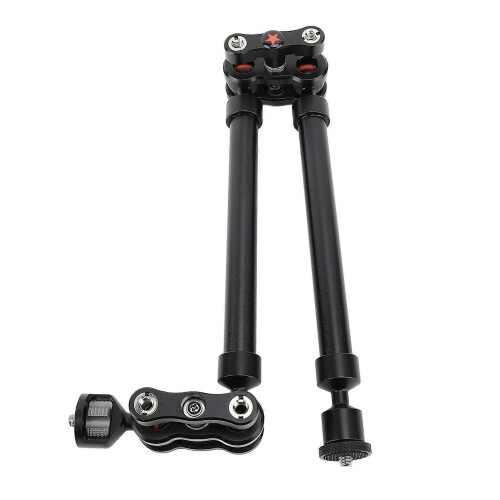 Camera Mount with Adjustable Arm, 530mm Two-Section Extension, Metal Articulated Arm Mount
